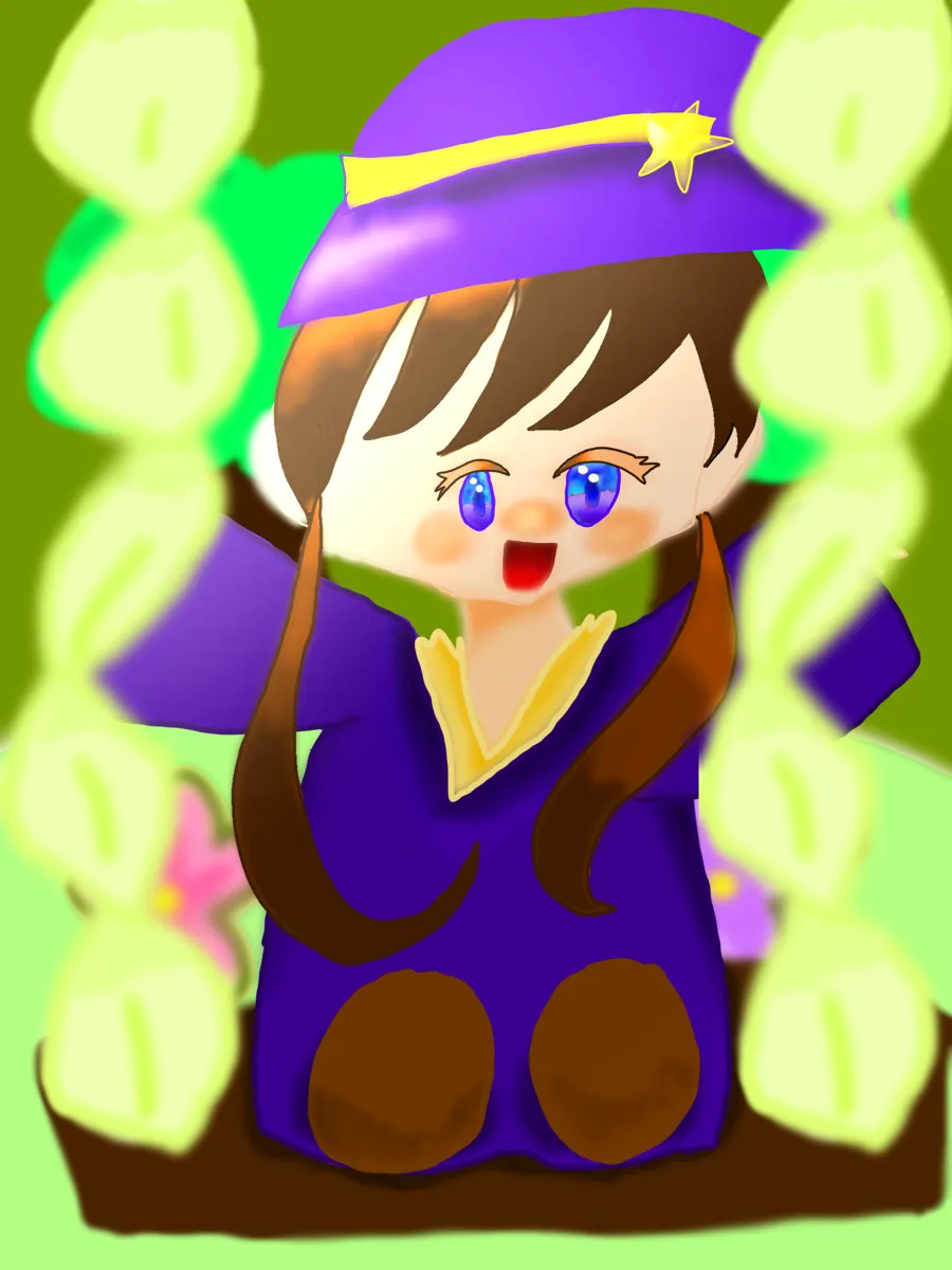 魔女と森の中のブランコ